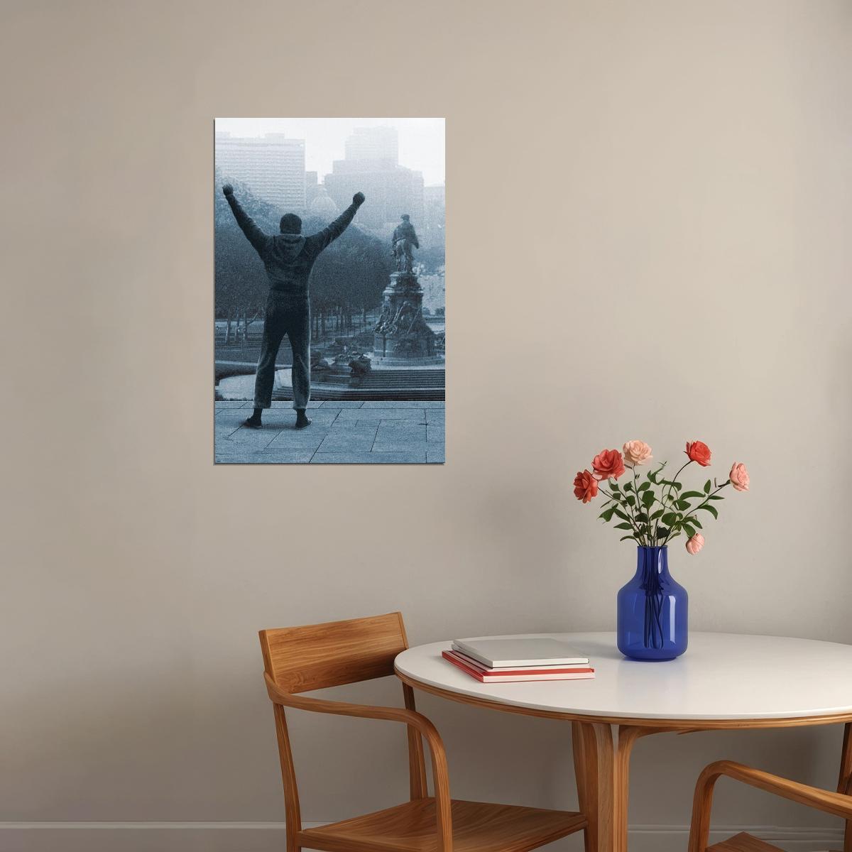 Rocky Balboa Movie Poster Iconic Boxing Film Wall Art