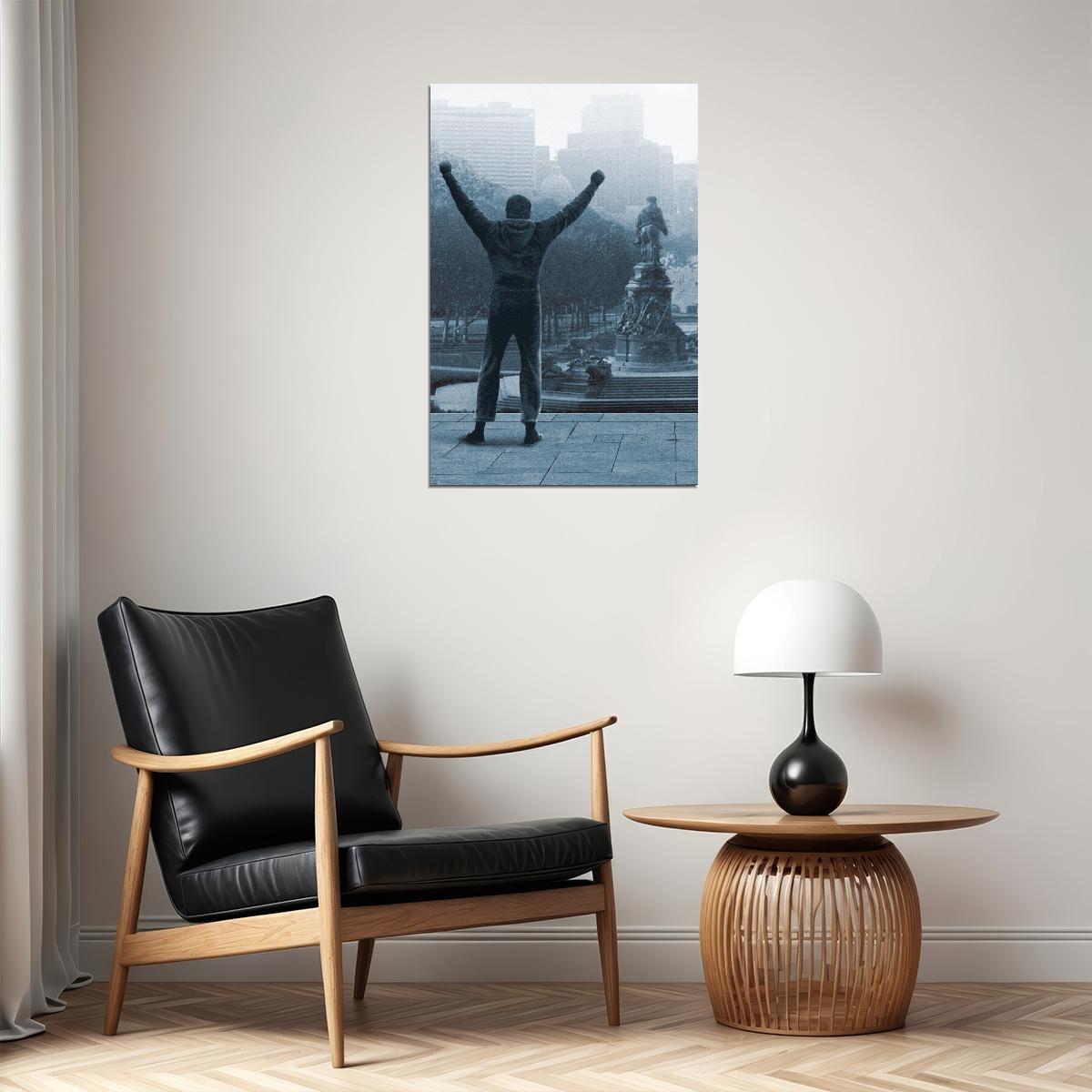 Rocky Balboa Movie Poster Iconic Boxing Film Wall Art