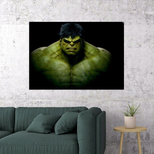 Hulk Movie Poster Marvel Superhero Film Wall Art Comic Book Print - xonomax