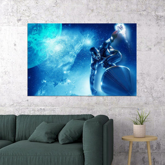 Silver Surfer Marvel Comics Poster Wall Print - xonomax