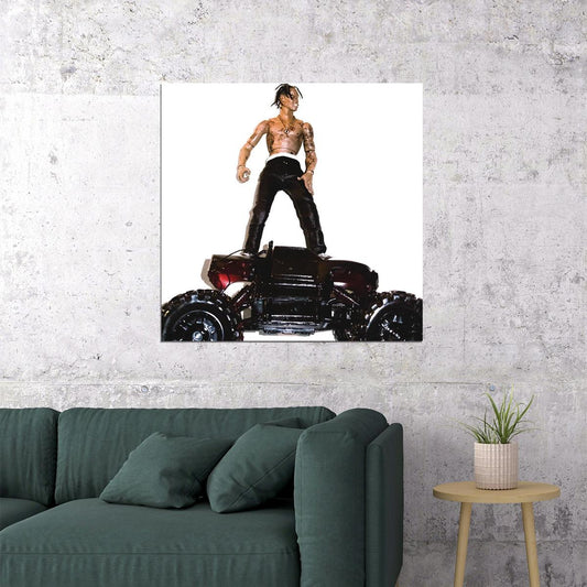 Travis Scott Rodeo Album Cover Art Rap Music Poster Iconic Hip Hop Artist Print - xonomax