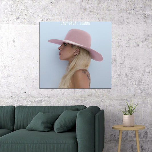 Lady Gaga Joanne Album Cover Art Music Poster Pop Singer Wall Print - xonomax
