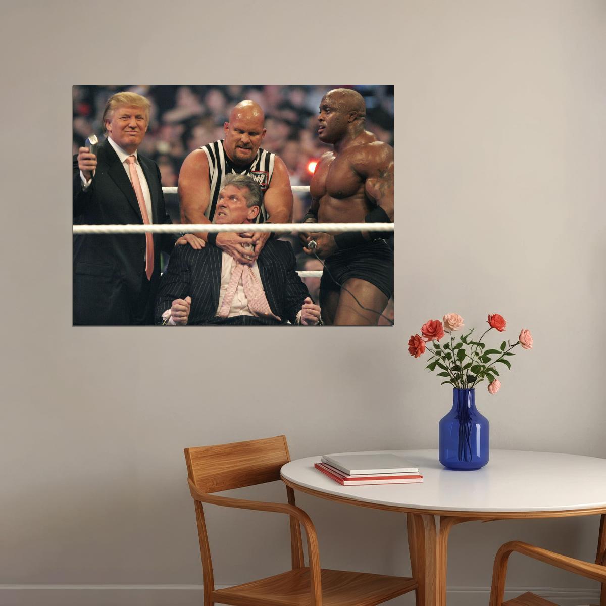 Stone Cold Steve Austin Wrestling Poster Wwe Legend Print