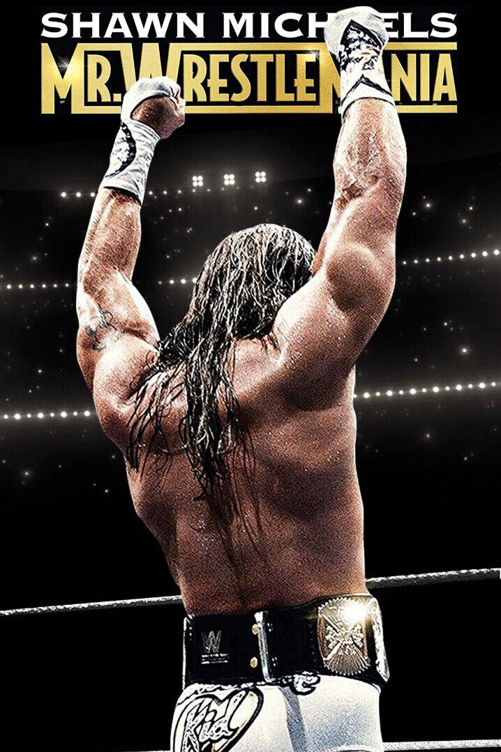 Superstar Shawn Michaels Wrestling Poster Iconic Wwe Legend Wall Art - xonomax