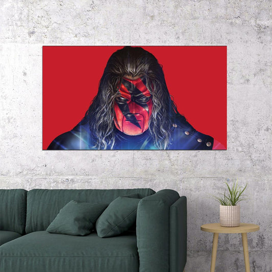 Superstar Kane Wrestling Poster Iconic Wwe Legend Wall Art - xonomax
