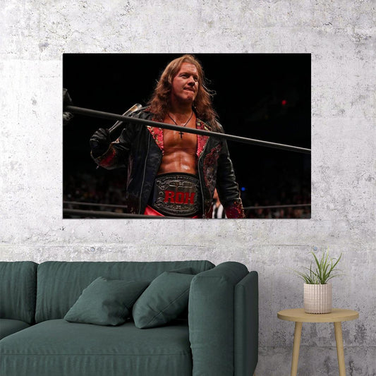 Chris Jericho Poster Professional Wrestler Wall Art Wwe Superstar Print - xonomax