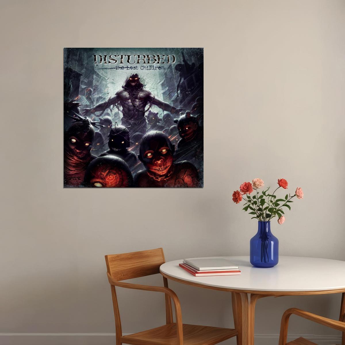Disturbed The Lost Children Album Cover Art Rock Music Poster Heavy Metal Band Music Print - xonomax
