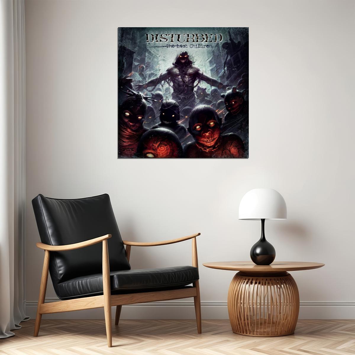 Disturbed The Lost Children Album Cover Art Rock Music Poster Heavy Metal Band Music Print - xonomax