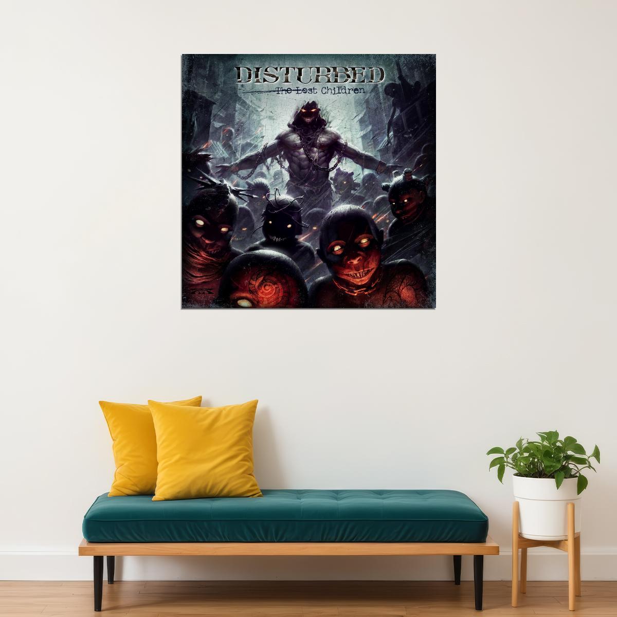 Disturbed The Lost Children Album Cover Art Rock Music Poster Heavy Metal Band Music Print - xonomax
