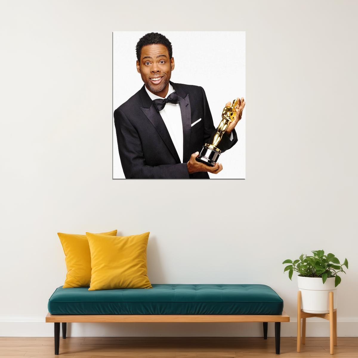 Chris Rock Poster Comedian Wall Art Stand-up Comedy Print