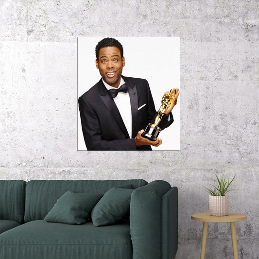 Chris Rock Poster Comedian Wall Art Stand-up Comedy Print - xonomax