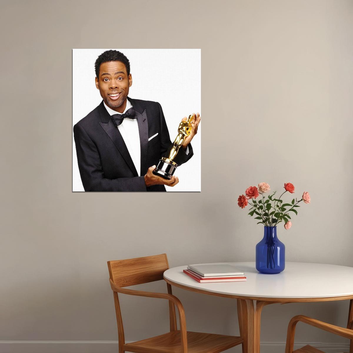 Chris Rock Poster Comedian Wall Art Stand-up Comedy Print