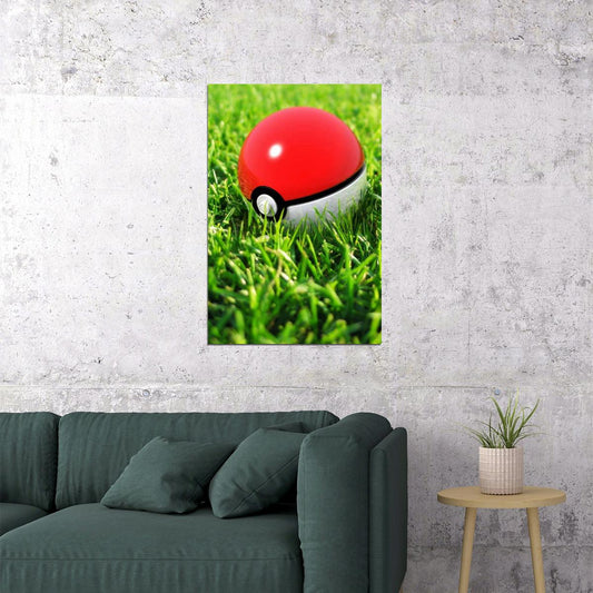 Pokemon Poke Ball Poster Nintendo Video Game Gamer Wall Art - xonomax