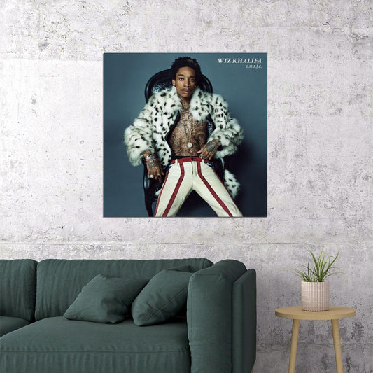 Wiz Khalifa O.n.i.f.c. Album Cover Art Rapper Music Poster - xonomax