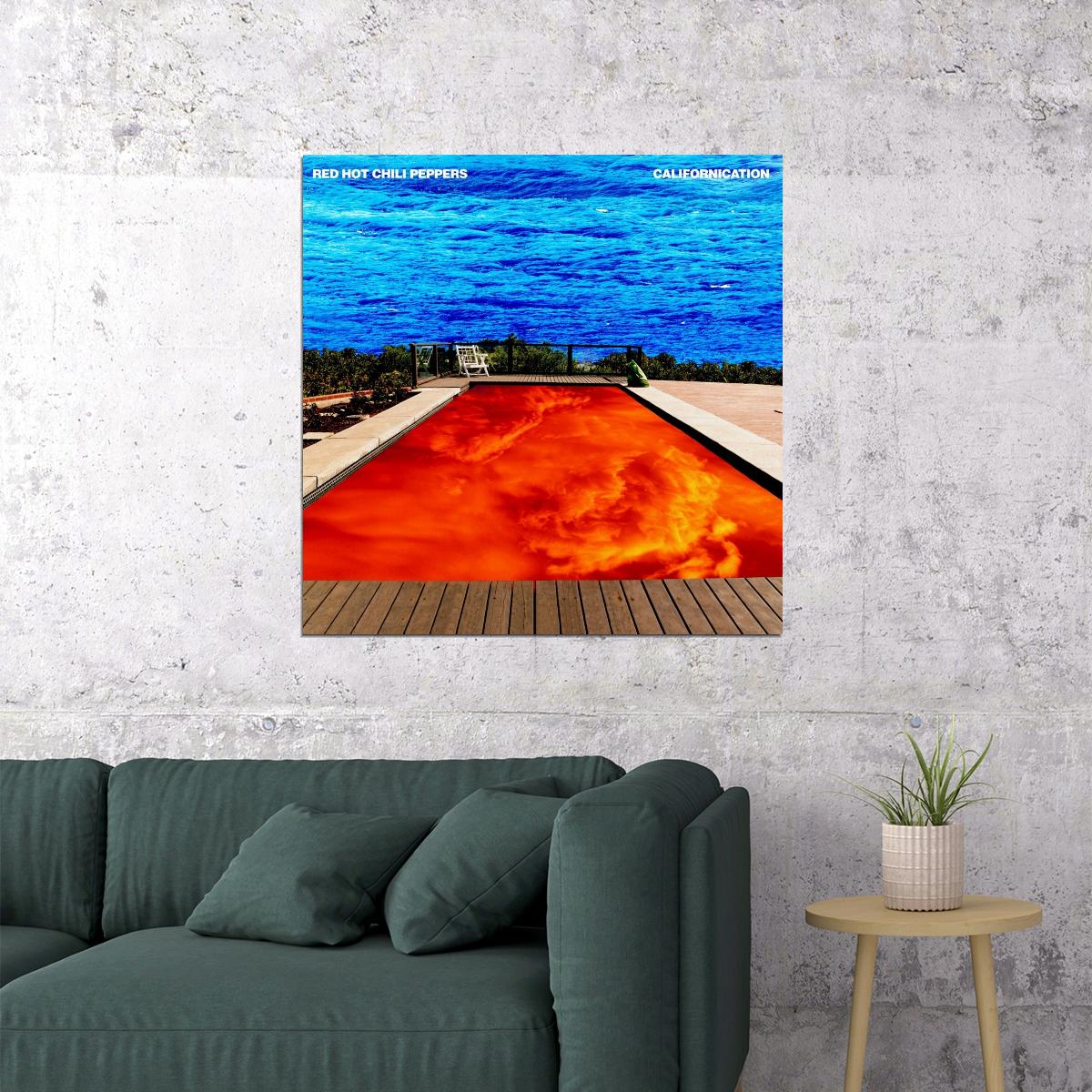 Red Hot Chili Peppers Californication Album Cover Art Rock Music Poster Band Wall Print