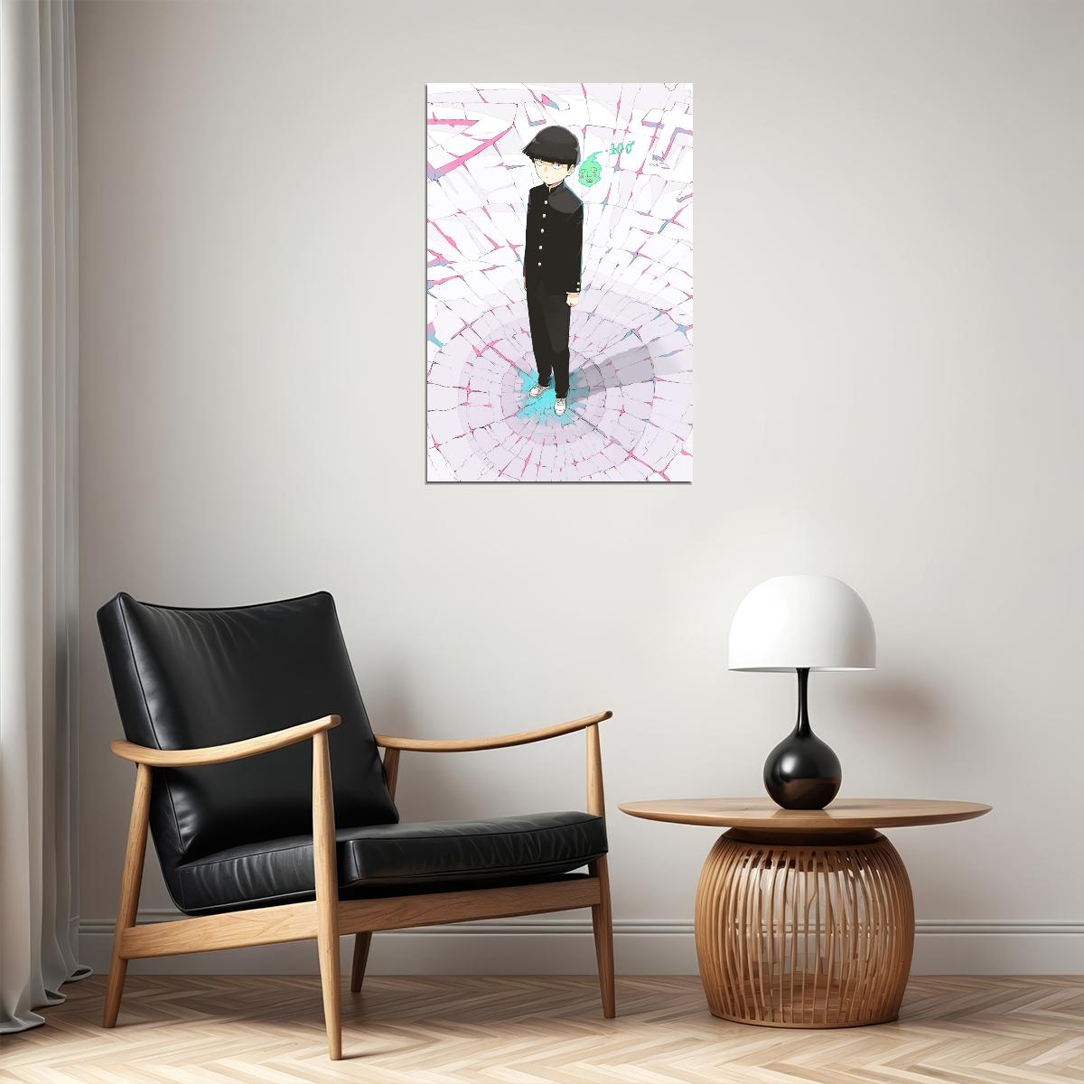 Mob Psycho 100 Anime Poster Japanese Manga Art Wall Print