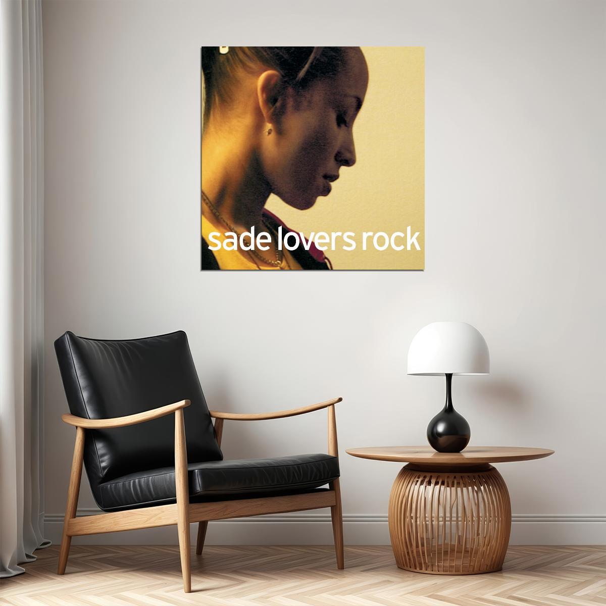 Sade Lovers Rock Album Cover Art Music Poster Iconic Singer Wall Print