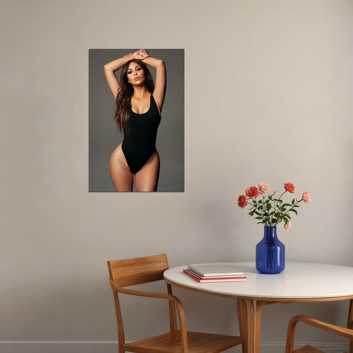 Kim Kardashian Poster Celebrity Wall Art