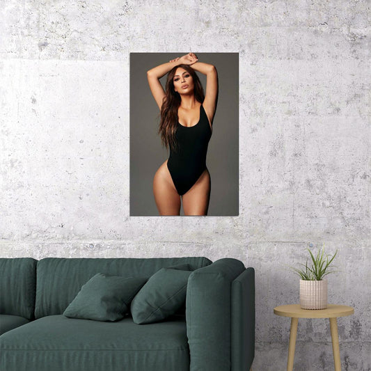 Kim Kardashian Poster Celebrity Wall Art - xonomax