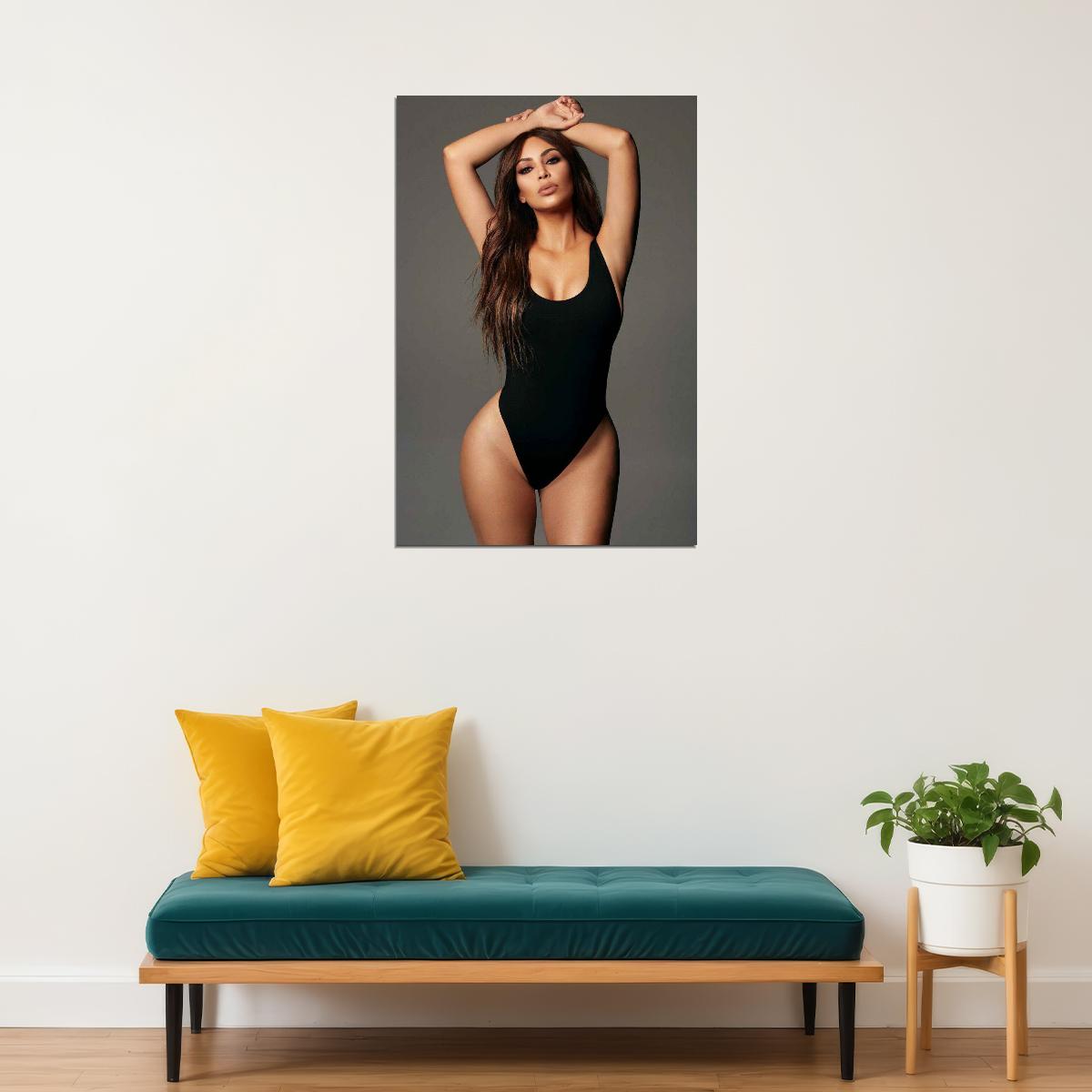 Kim Kardashian Poster Celebrity Wall Art
