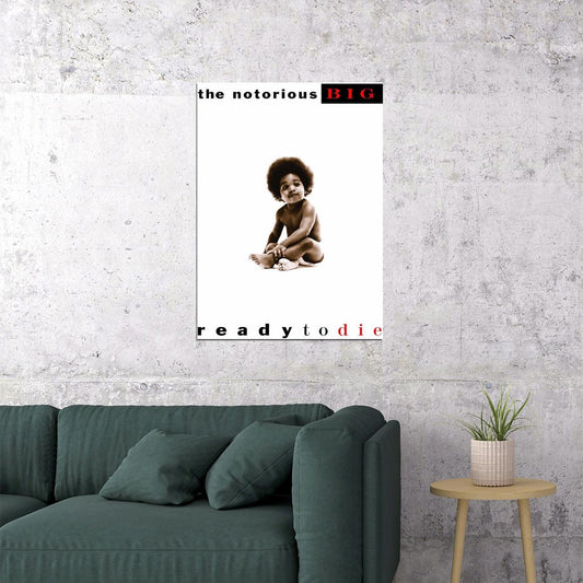 The Notorious B.i.g. Ready To Die Album Cover Art Rap Music Poster Iconic Hip Hop Artist Print - xonomax