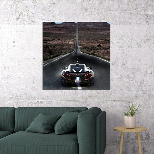 Mclaren Car Poster Sports Vehicle Wall Art Supercar - xonomax