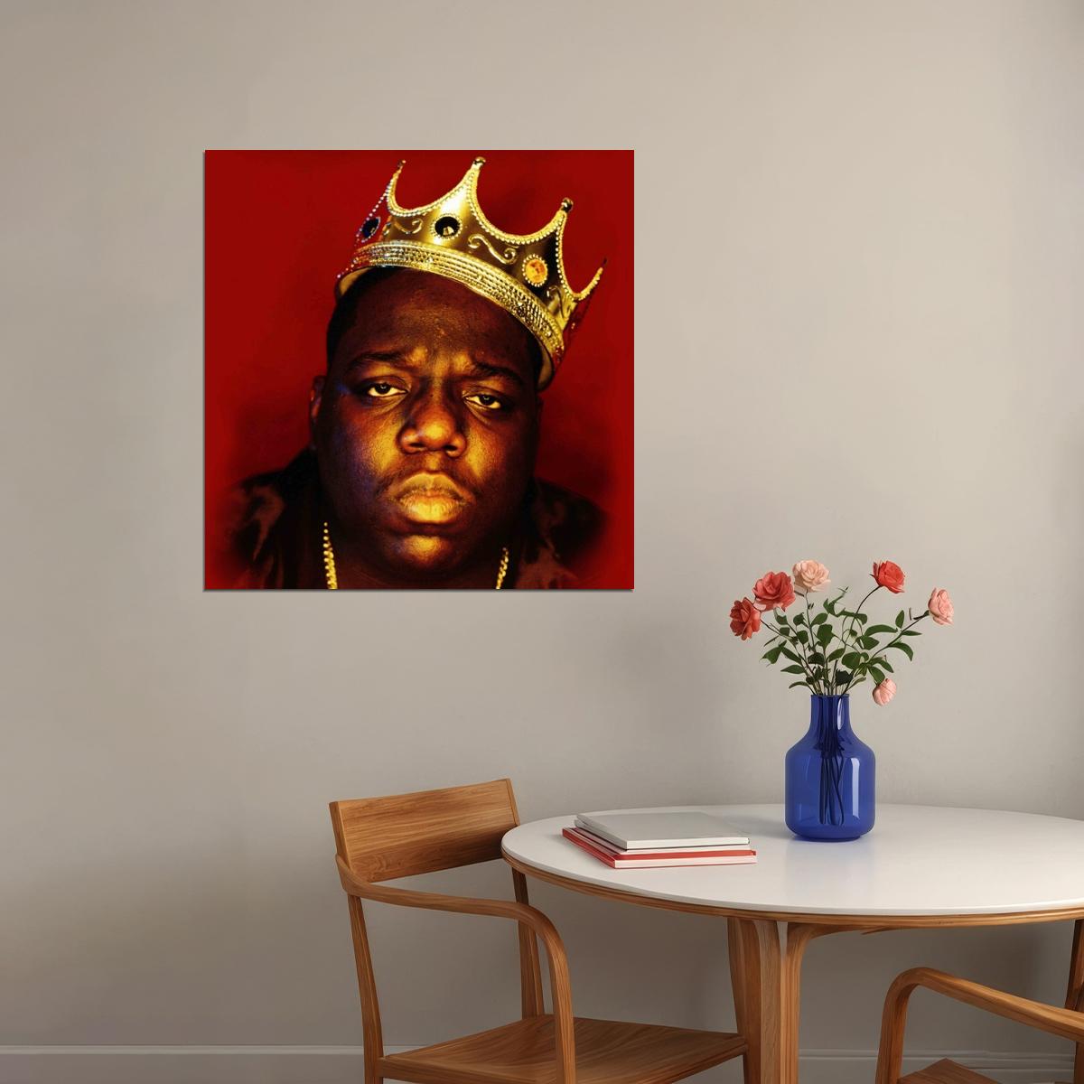 The Notorious B.i.g. Album Cover Art Rap Music Poster Iconic Hip Hop Artist Print
