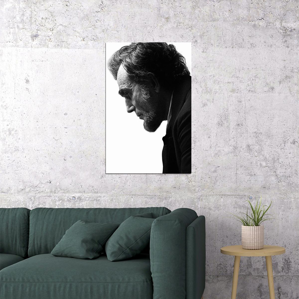 Abraham Lincoln Poster 16th U.s. President Wall Art Historical Figure Print