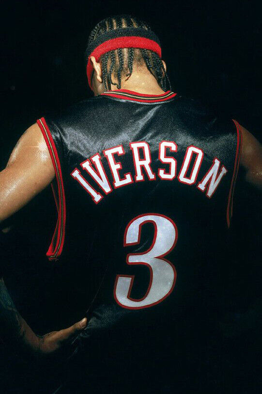 Allen Iverson Basketball Poster Nba Legend Wall Art Philadelphia 76ers Sports Print - xonomax