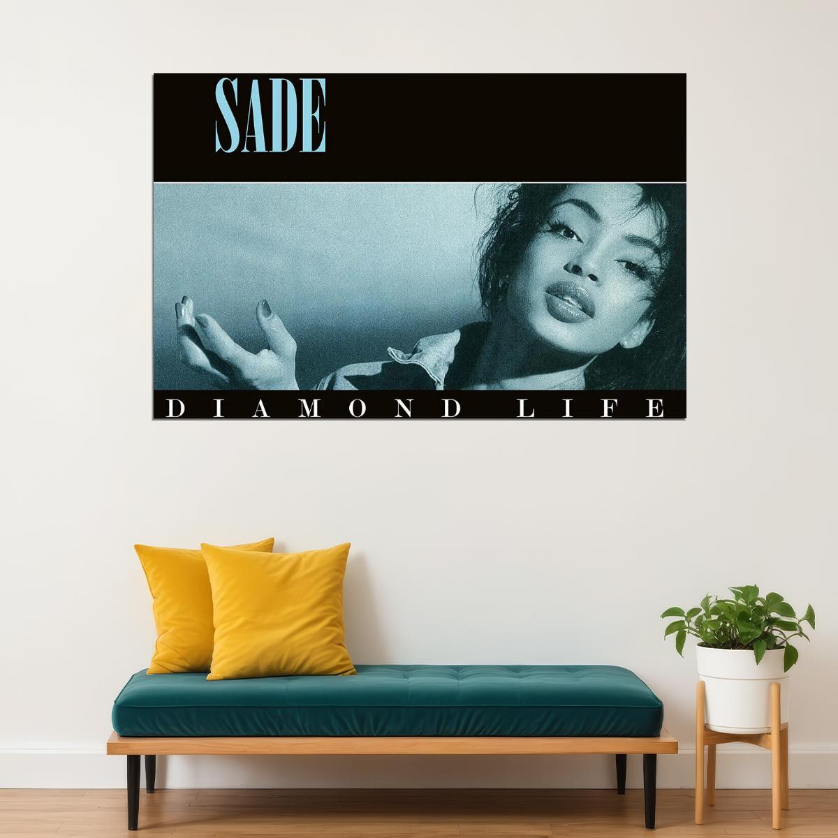 Sade Adu Sizes Music Poster Famous Singer 1980s 1990s Wall Print