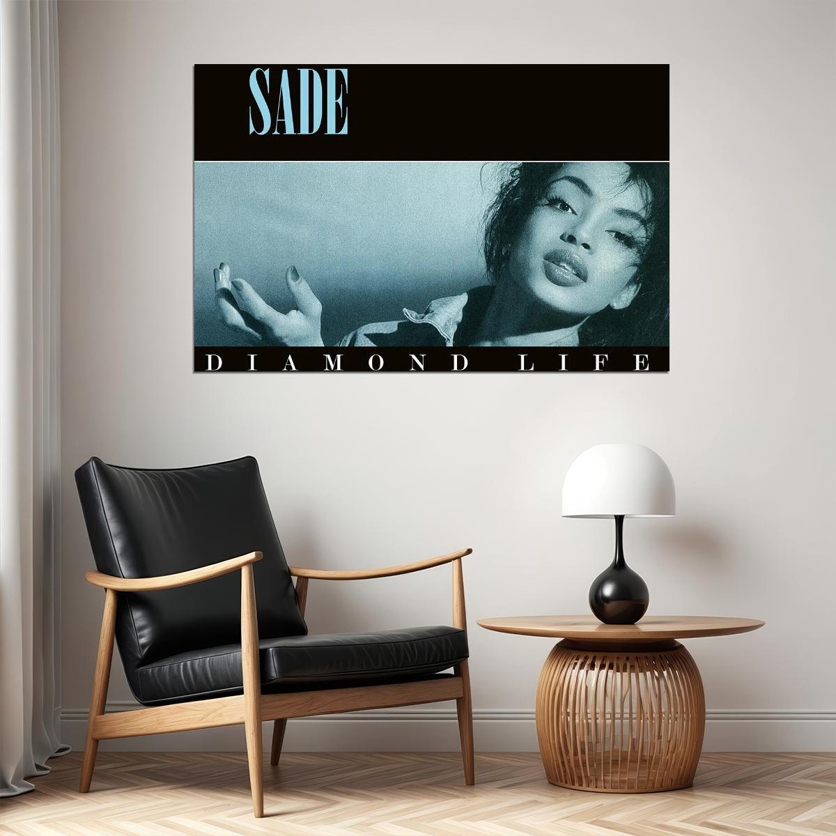 Sade Adu Sizes Music Poster Famous Singer 1980s 1990s Wall Print