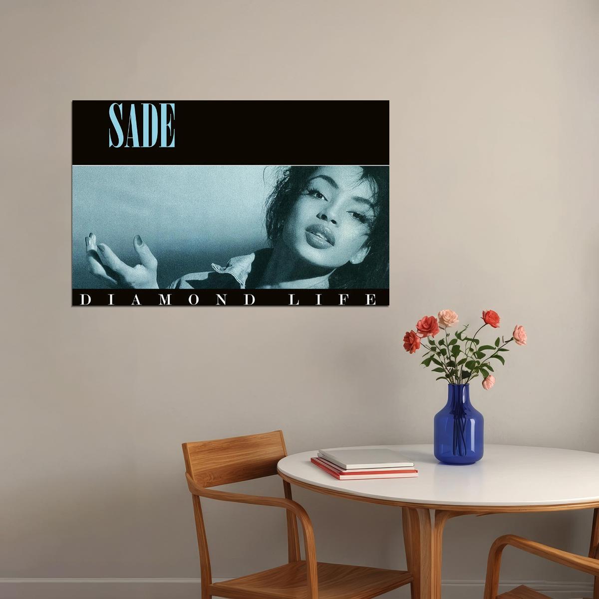 Sade Adu Sizes Music Poster Famous Singer 1980s 1990s Wall Print