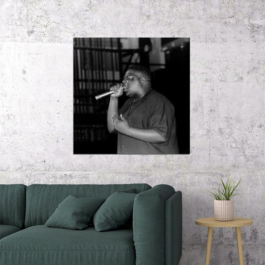 The Notorious B.i.g. Rap Music Poster Iconic Hip Hop Artist Print - xonomax