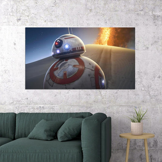 Star Wars Bb-8 Sci-fi Movie Poster - xonomax
