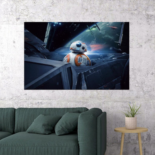 Star Wars Bb-8 Sci-fi Movie Poster - xonomax