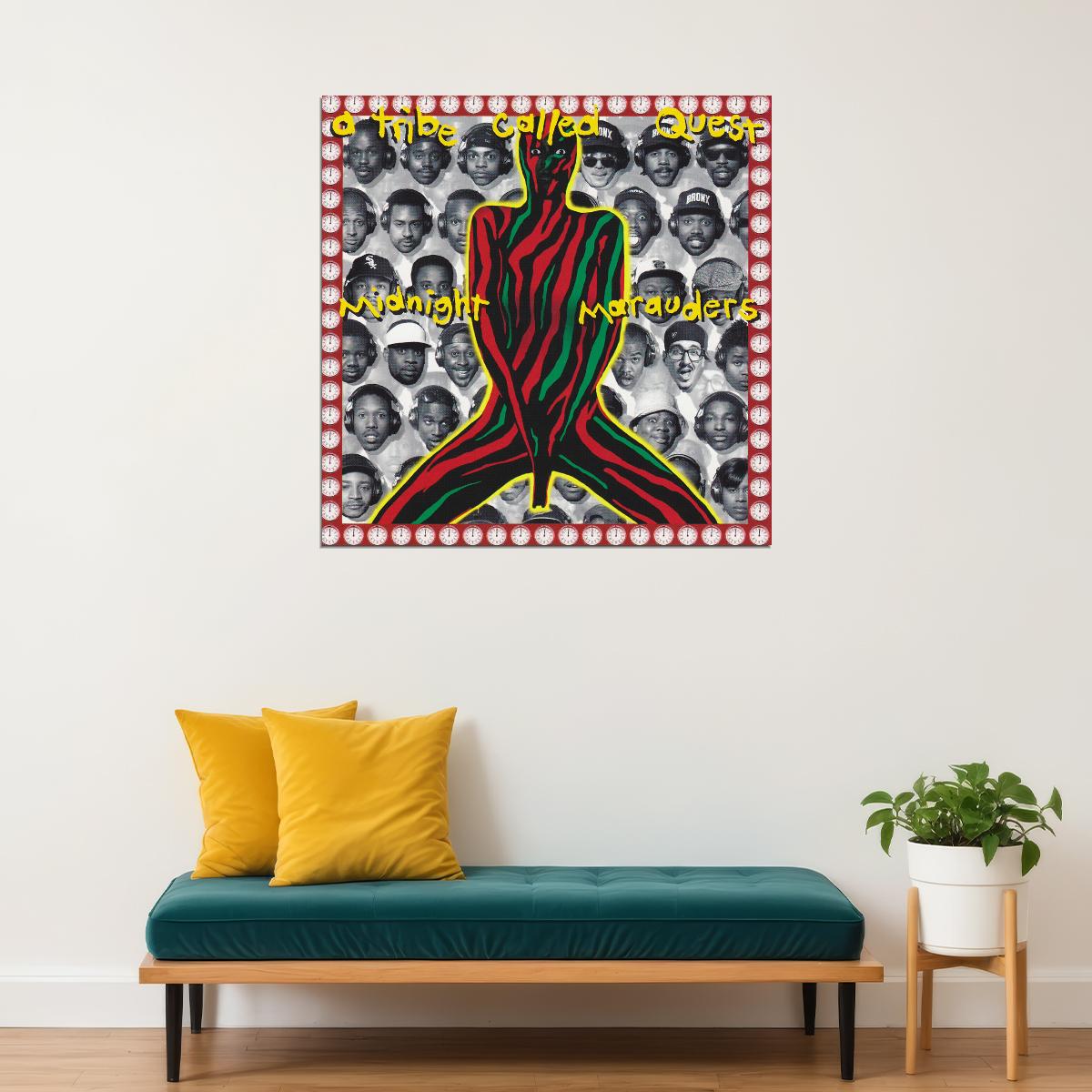 A Tribe Called Quest Midnight Marauders Album Cover Art Hip-hop Music Poster Rap Print - xonomax
