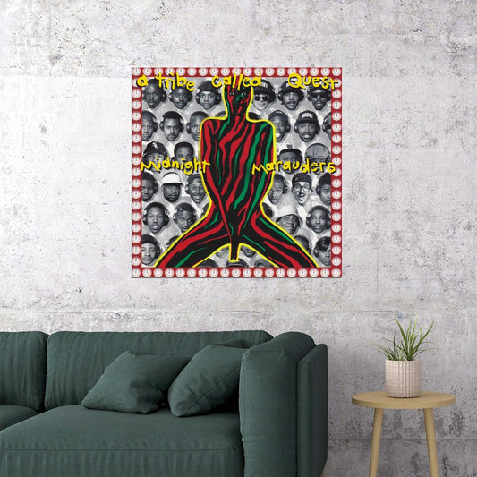 A Tribe Called Quest Midnight Marauders Album Cover Art Hip-hop Music Poster Rap Print - xonomax