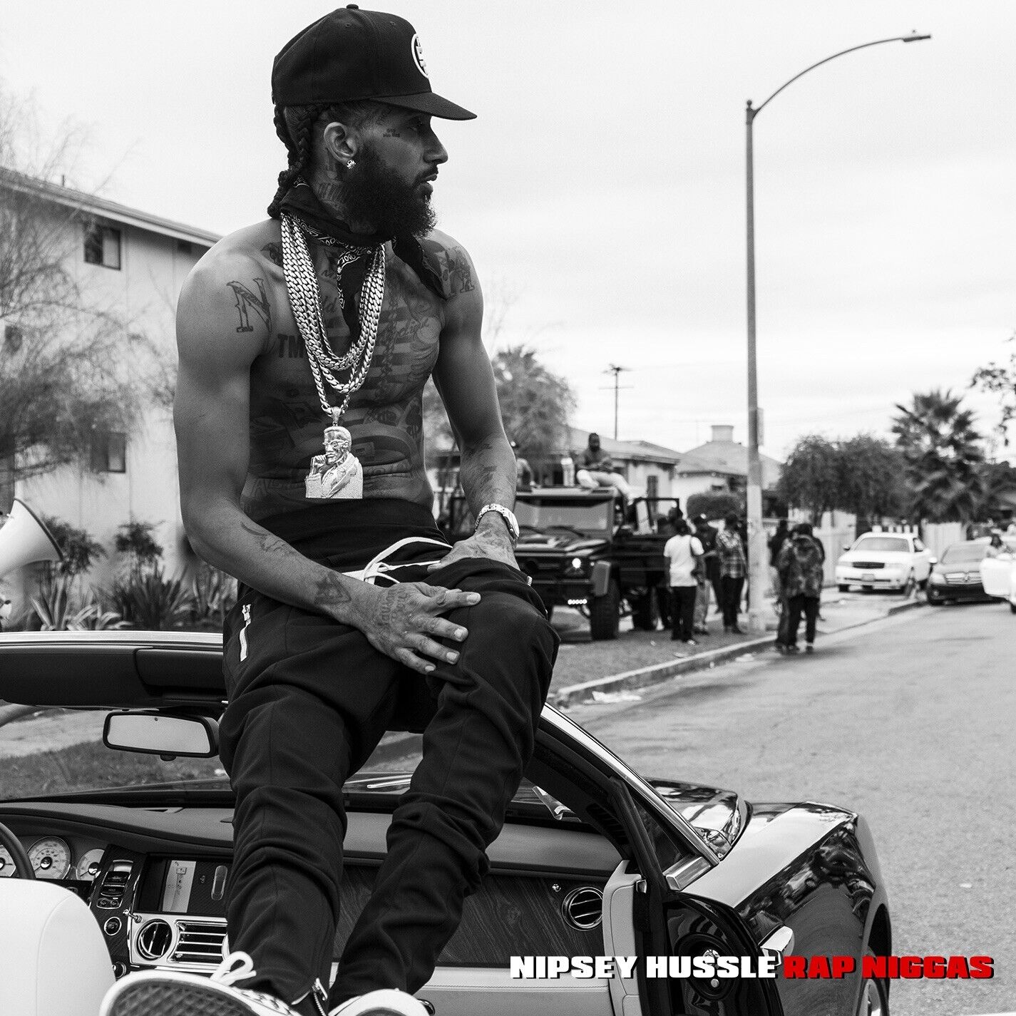 Nipsey Hussle Rap Album Cover Art Rap Hip-hop Music Poster Wall Print - xonomax