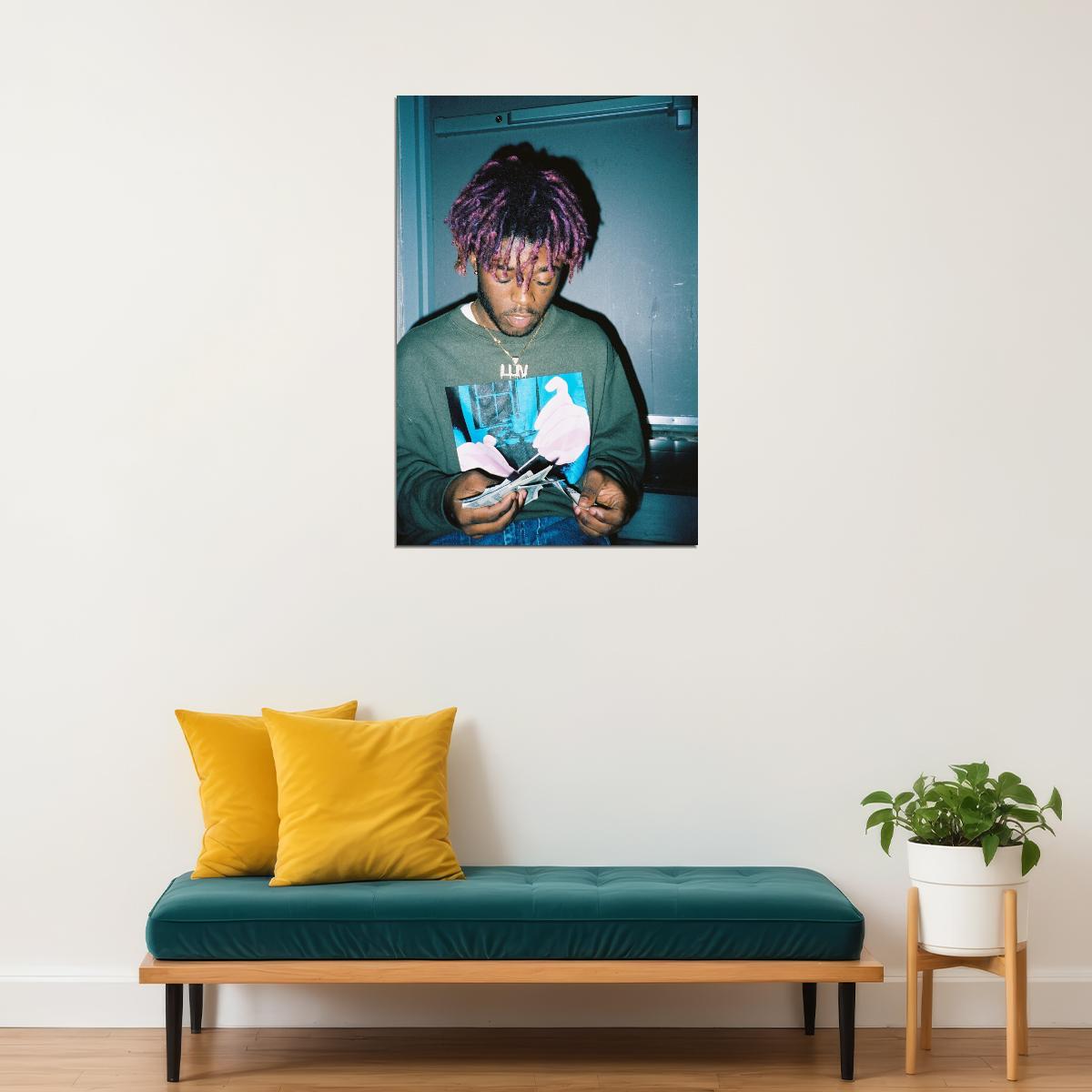 Lil Uzi Vert Rap Music Poster Rapper Wall Art