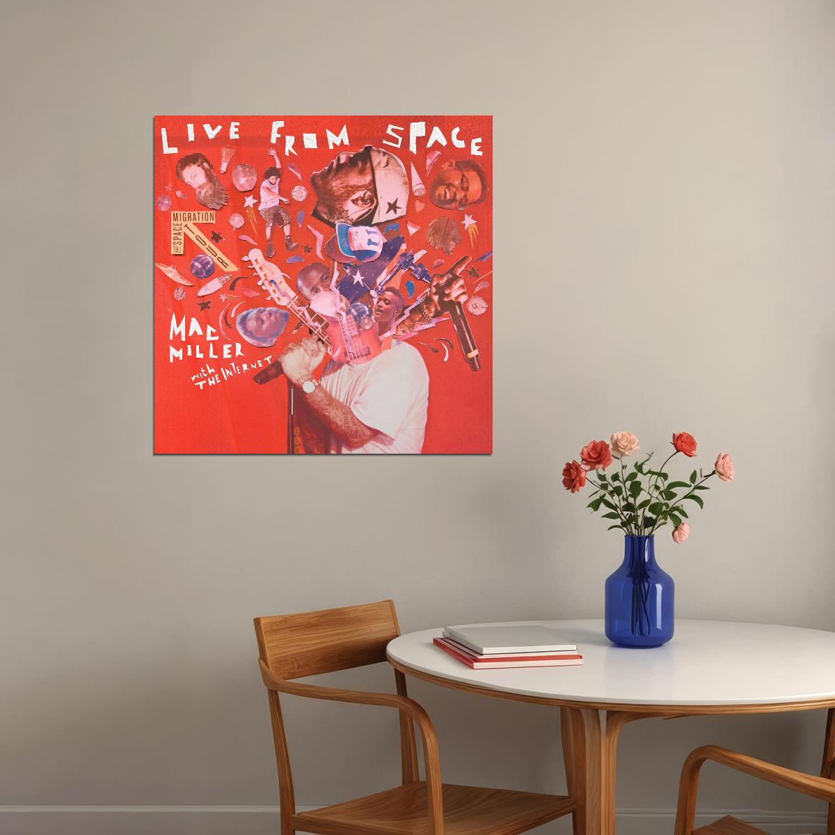 Mac Miller Live From Space 1album Cover Art Music Poster Rap Hip-hop