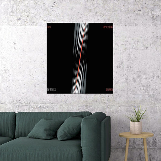 The Strokes First Impressions Of Earth Album Cover Art Music Poster Iconic Rock Band Print - xonomax