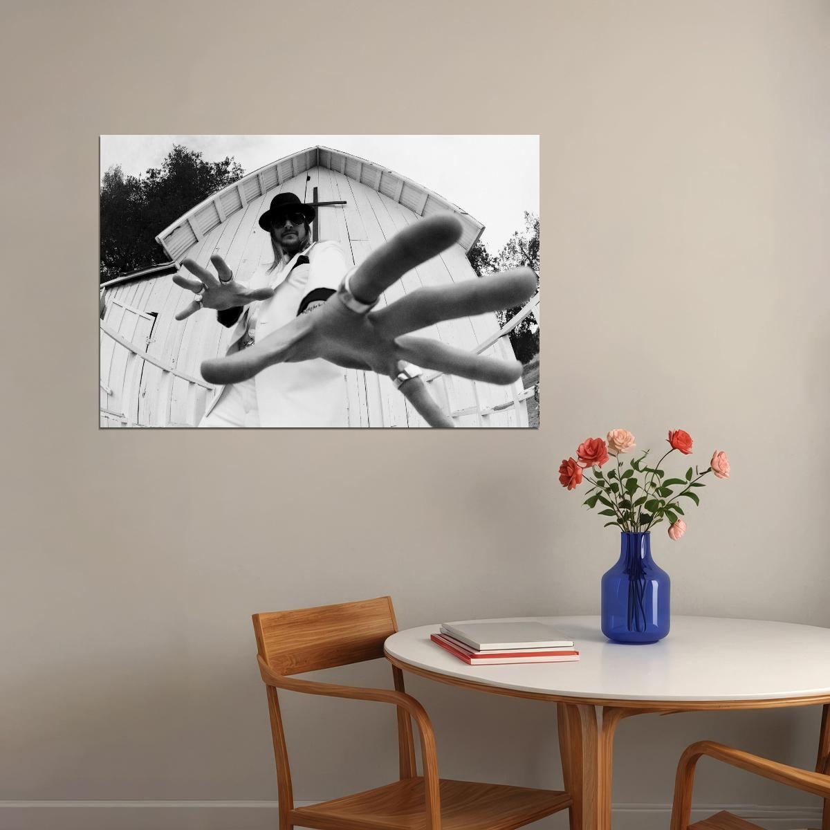 Kid Cudi Speedin' Bullet 2 Heaven Album Cover Art Music Poster Rap Wall Print