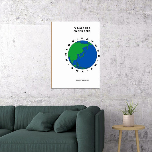 Vampire Weekend Father Of The Bride Album Cover Art Rock Music Poster Iconic Indie Band - xonomax