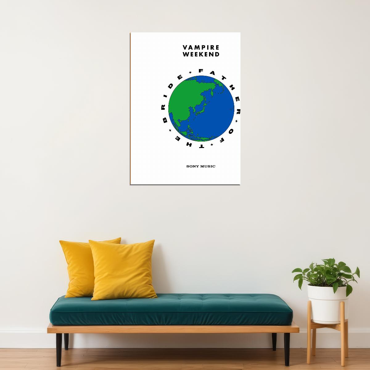 Vampire Weekend Father Of The Bride Album Cover Art Rock Music Poster Iconic Indie Band - xonomax