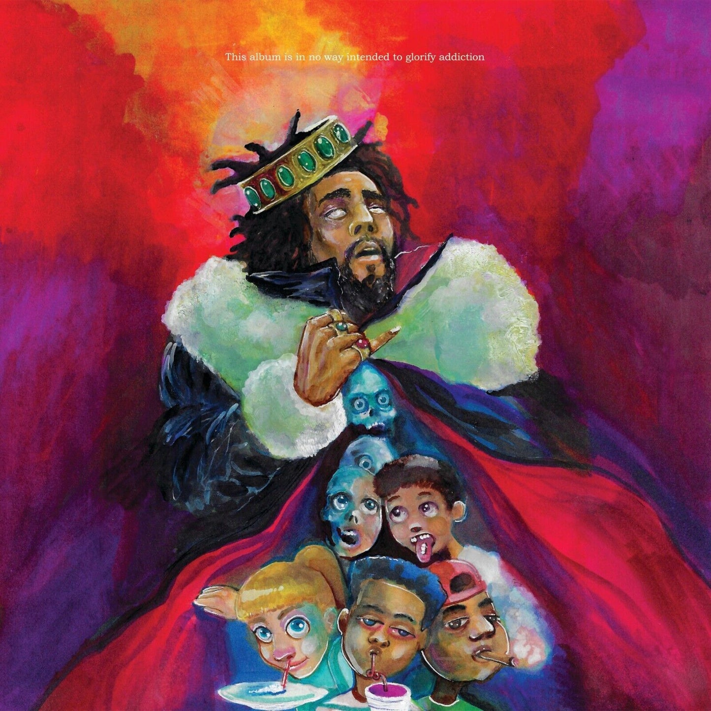 J. Cole Kod Album Cover Art Hip-hop Music Poster Rap Artist Music Print