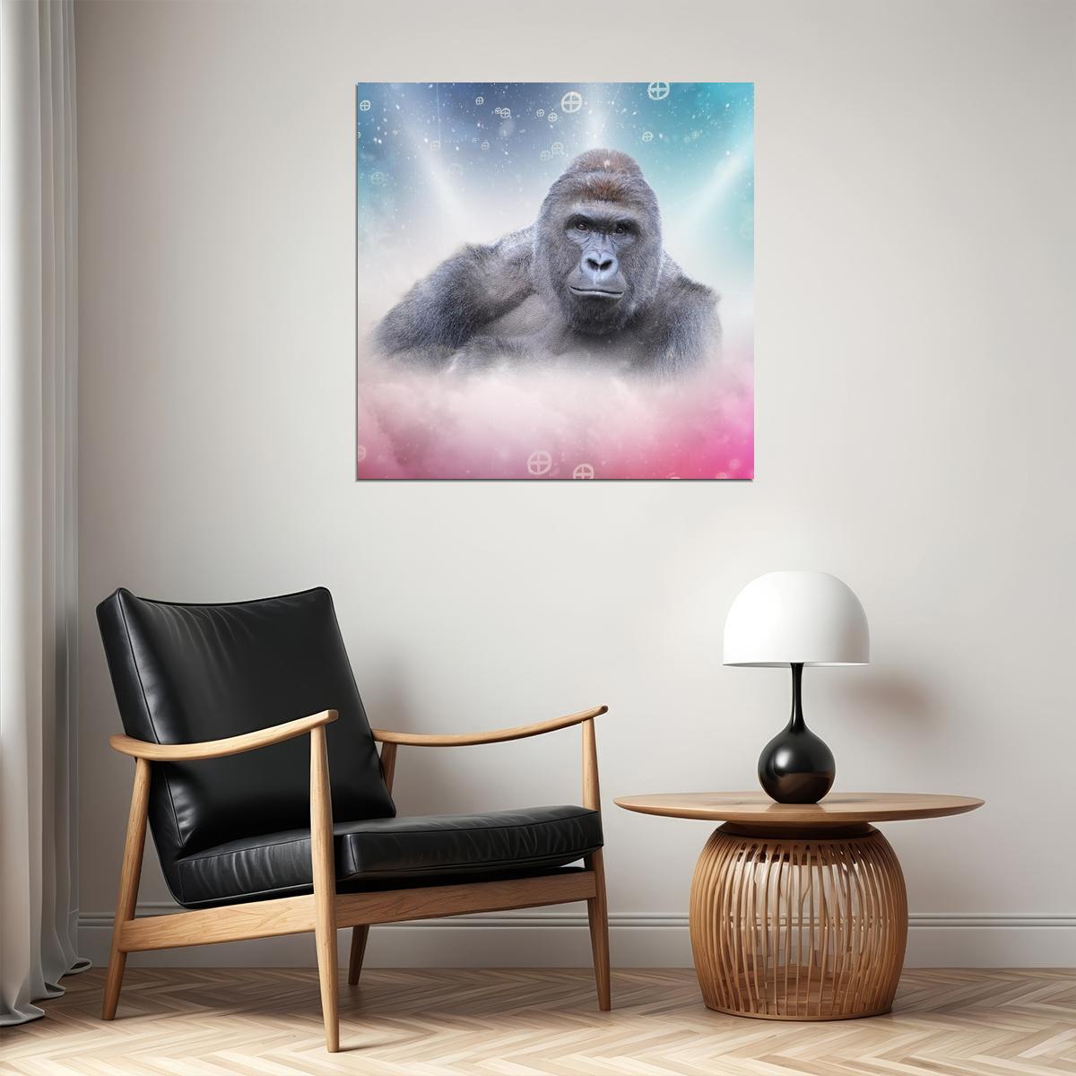 Harambe Gorilla Poster Tribute Wall Art Animal Memorial Print