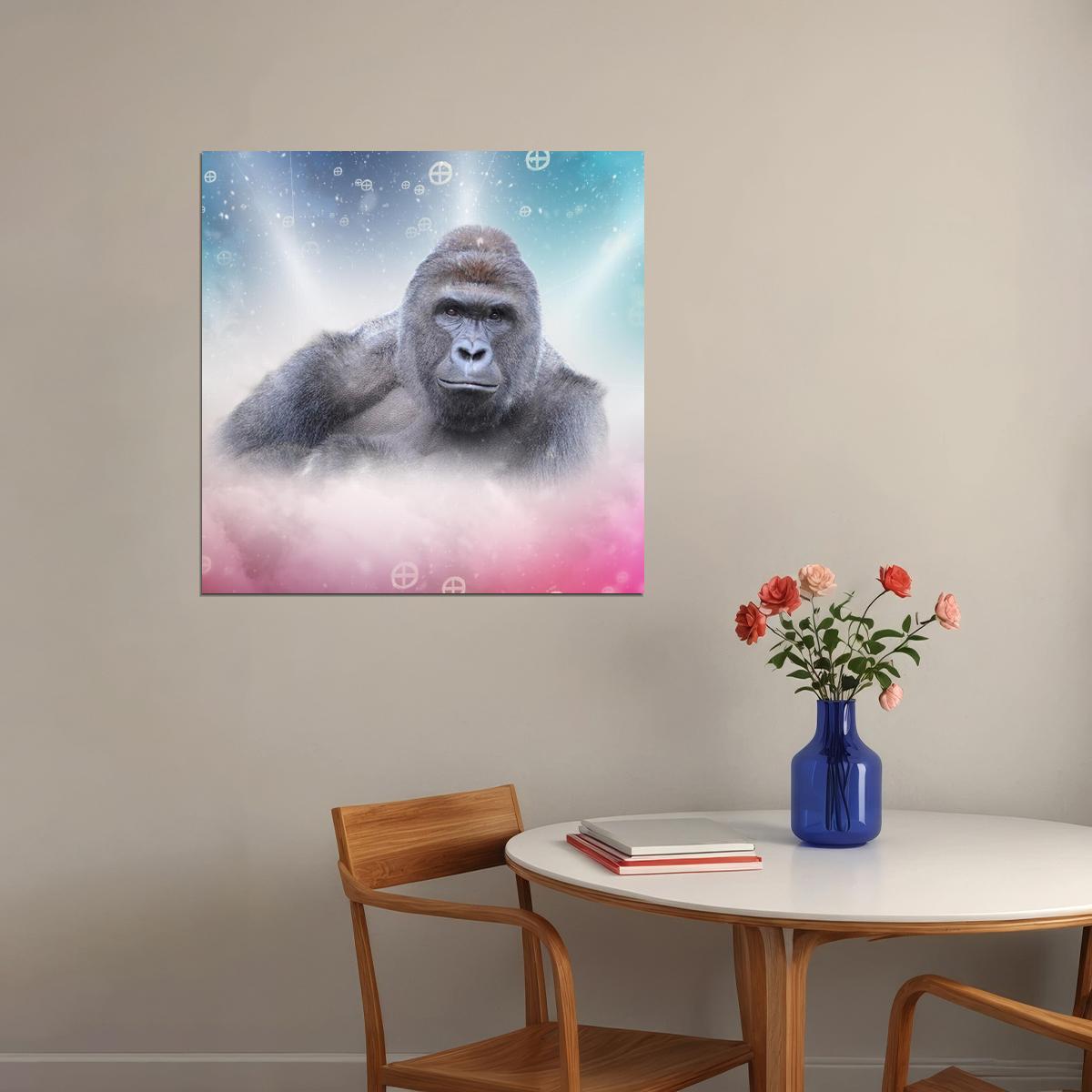 Harambe Gorilla Poster Tribute Wall Art Animal Memorial Print