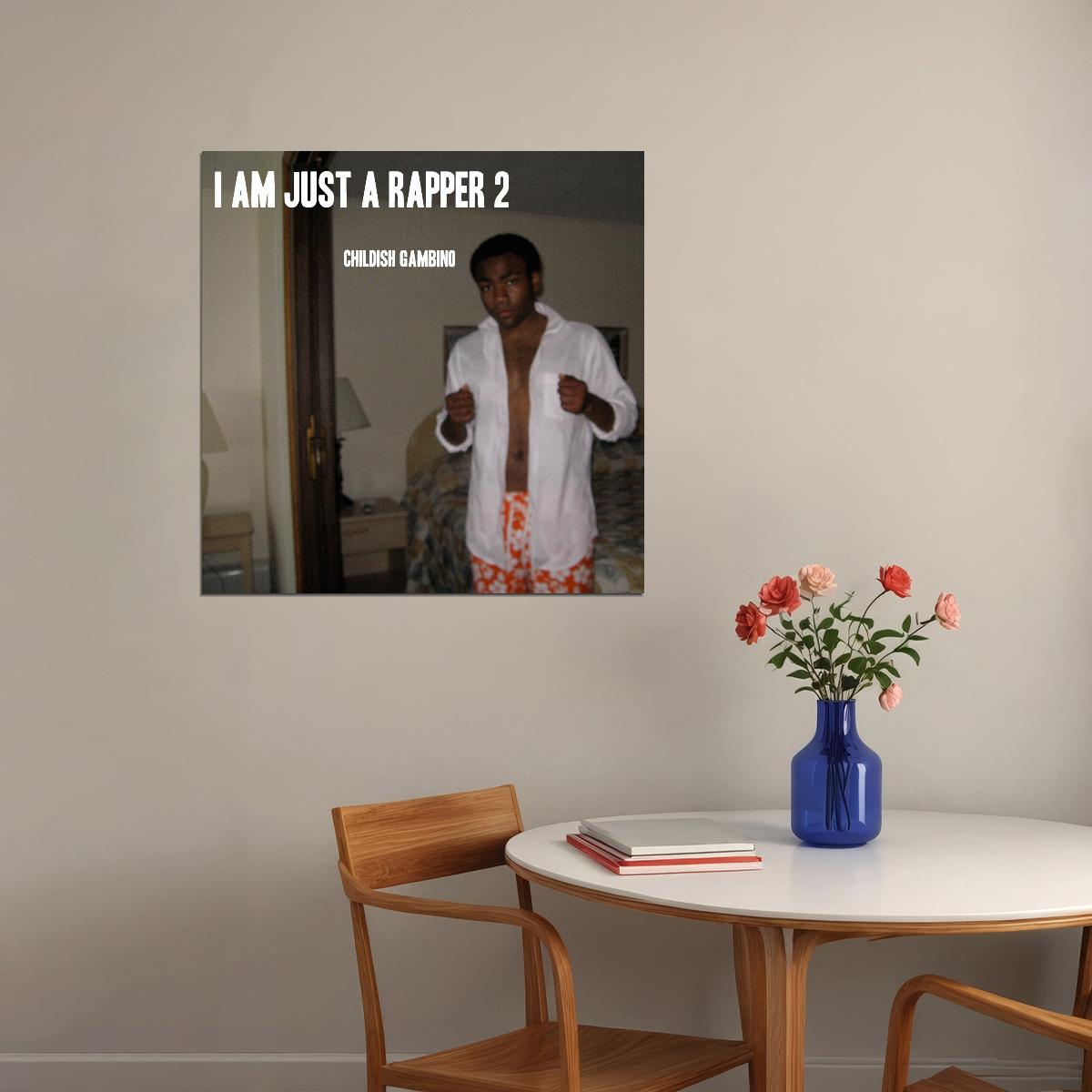 Childish Gambino I Am Just Rapper Album Cover Art Hip-hop Music Poster Rap Artist Print