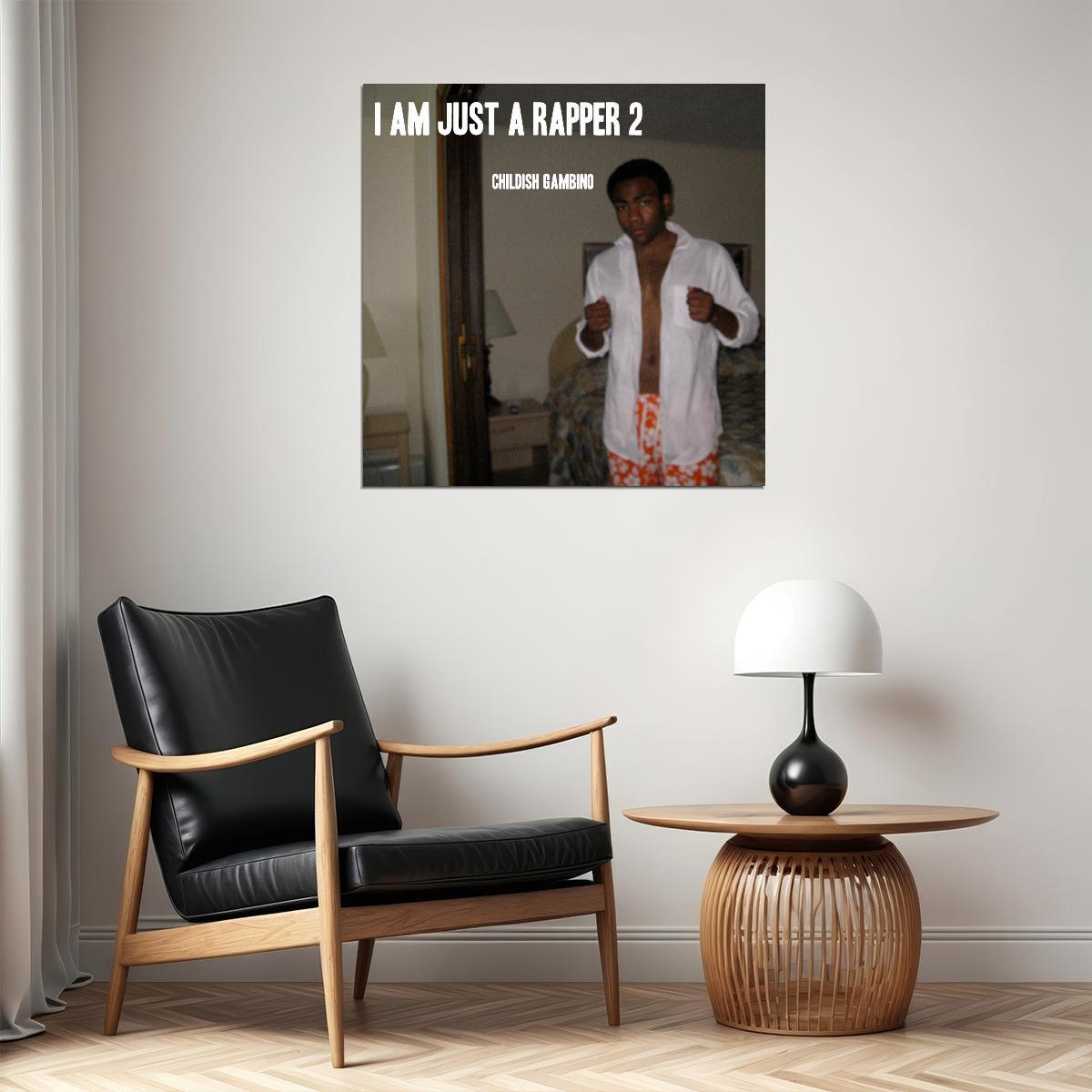 Childish Gambino I Am Just Rapper Album Cover Art Hip-hop Music Poster Rap Artist Print