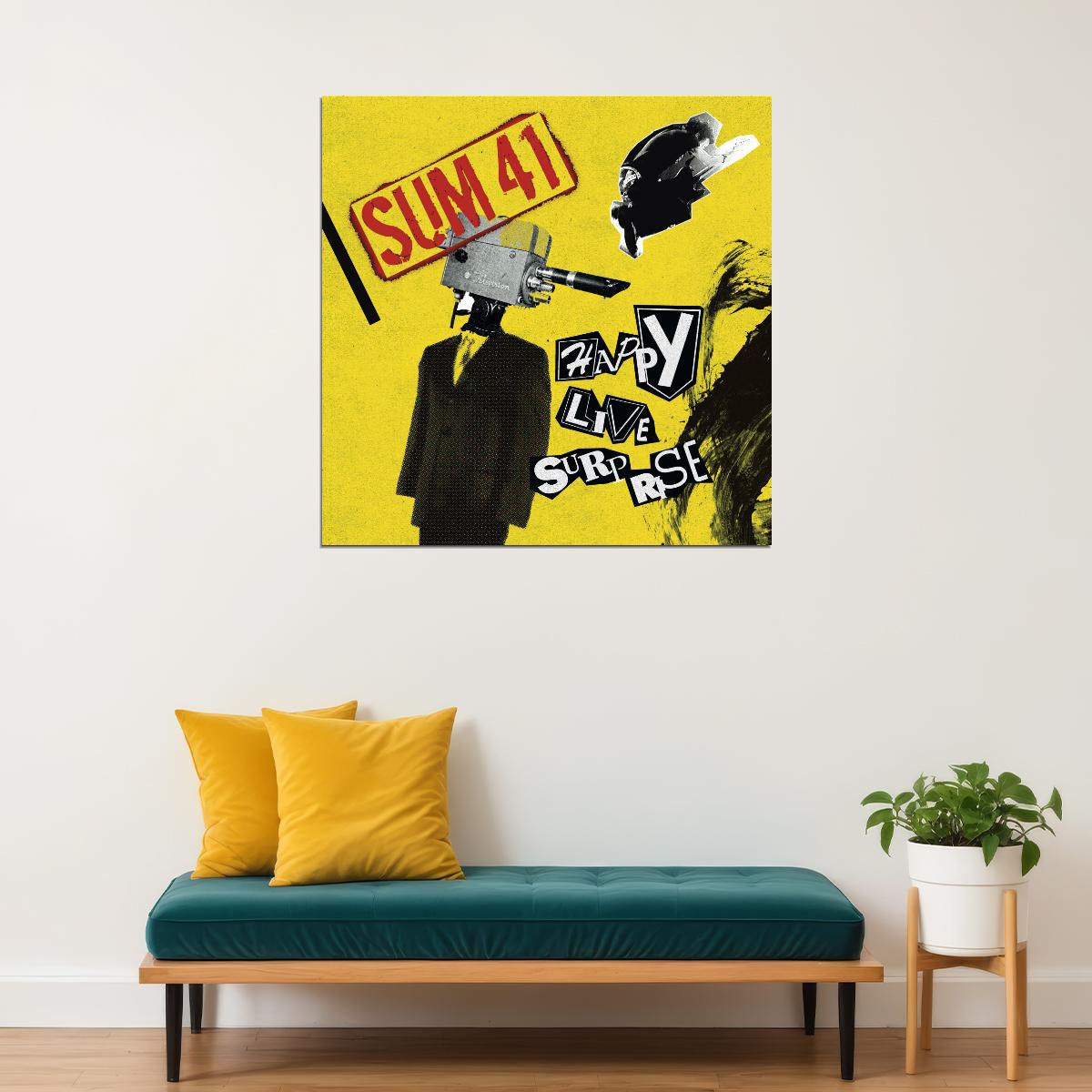 Sum 41 Go Chuck Yourself Album Cover Art Music Poster Iconic Punk Rock Band Print